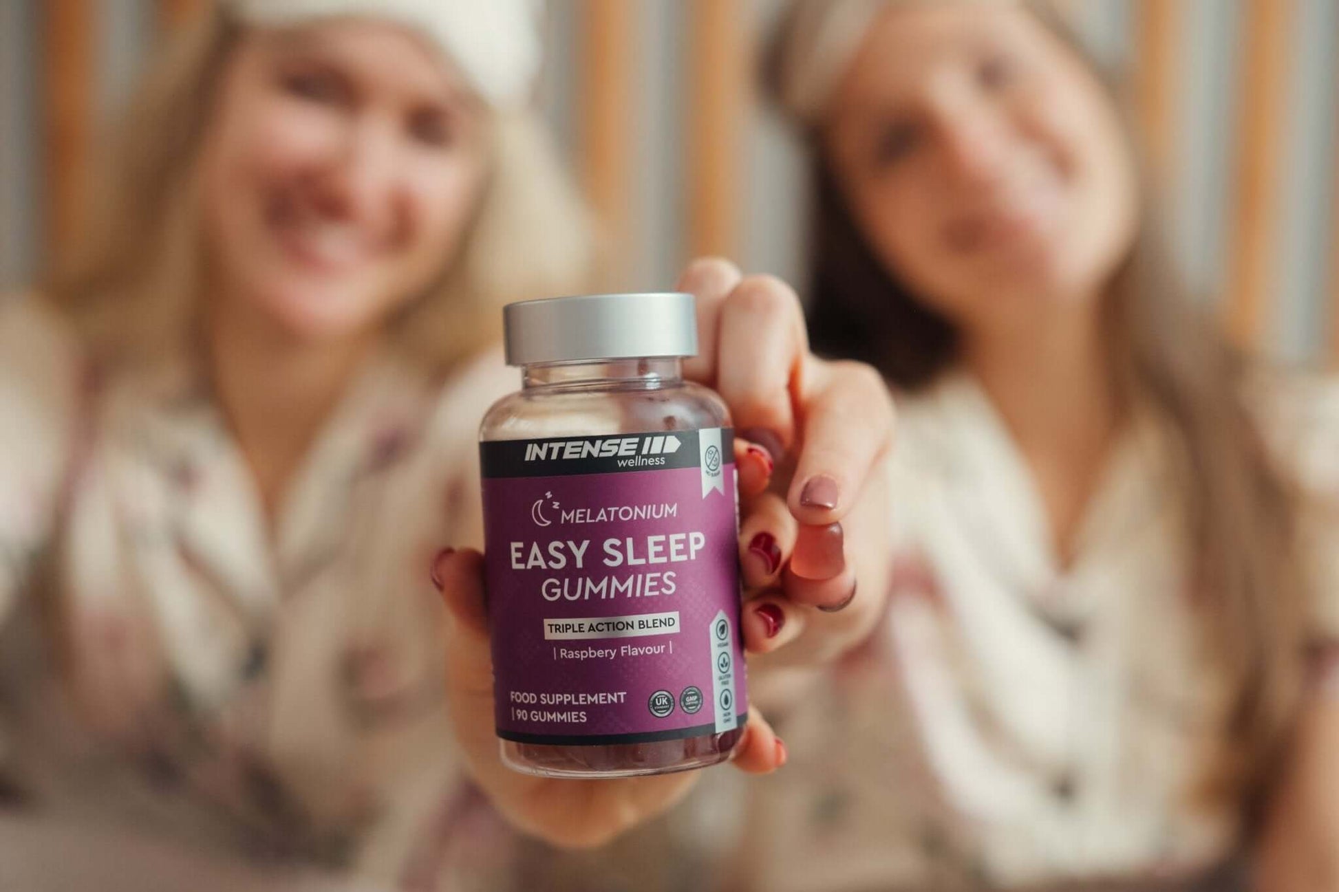 Easy Sleep 90 Gummies Sugar - Free Nighttime Support - Intense Wellness