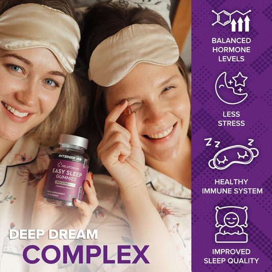 Easy Sleep 90 Gummies Sugar - Free Nighttime Support - Intense Wellness