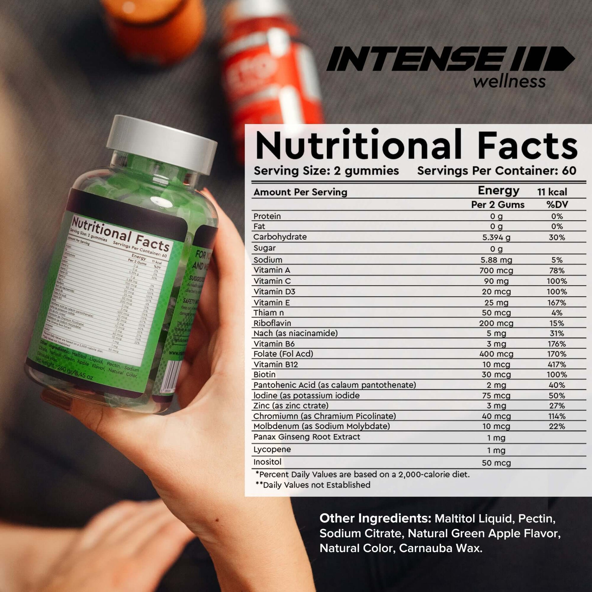 Multivitamin Gummies - Intense Wellness