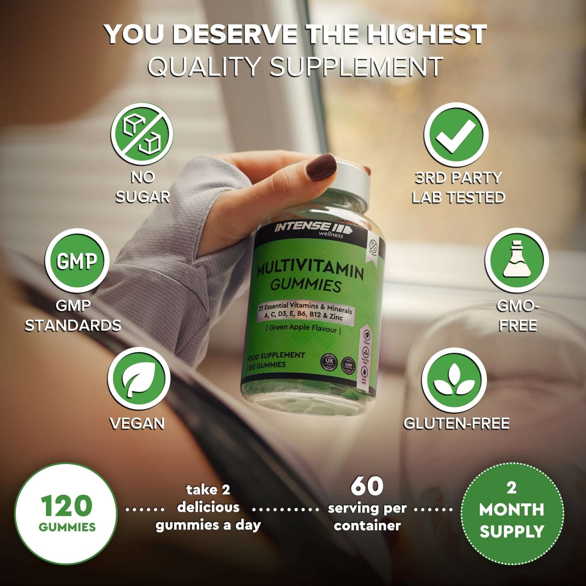 Multivitamin Gummies - Intense Wellness
