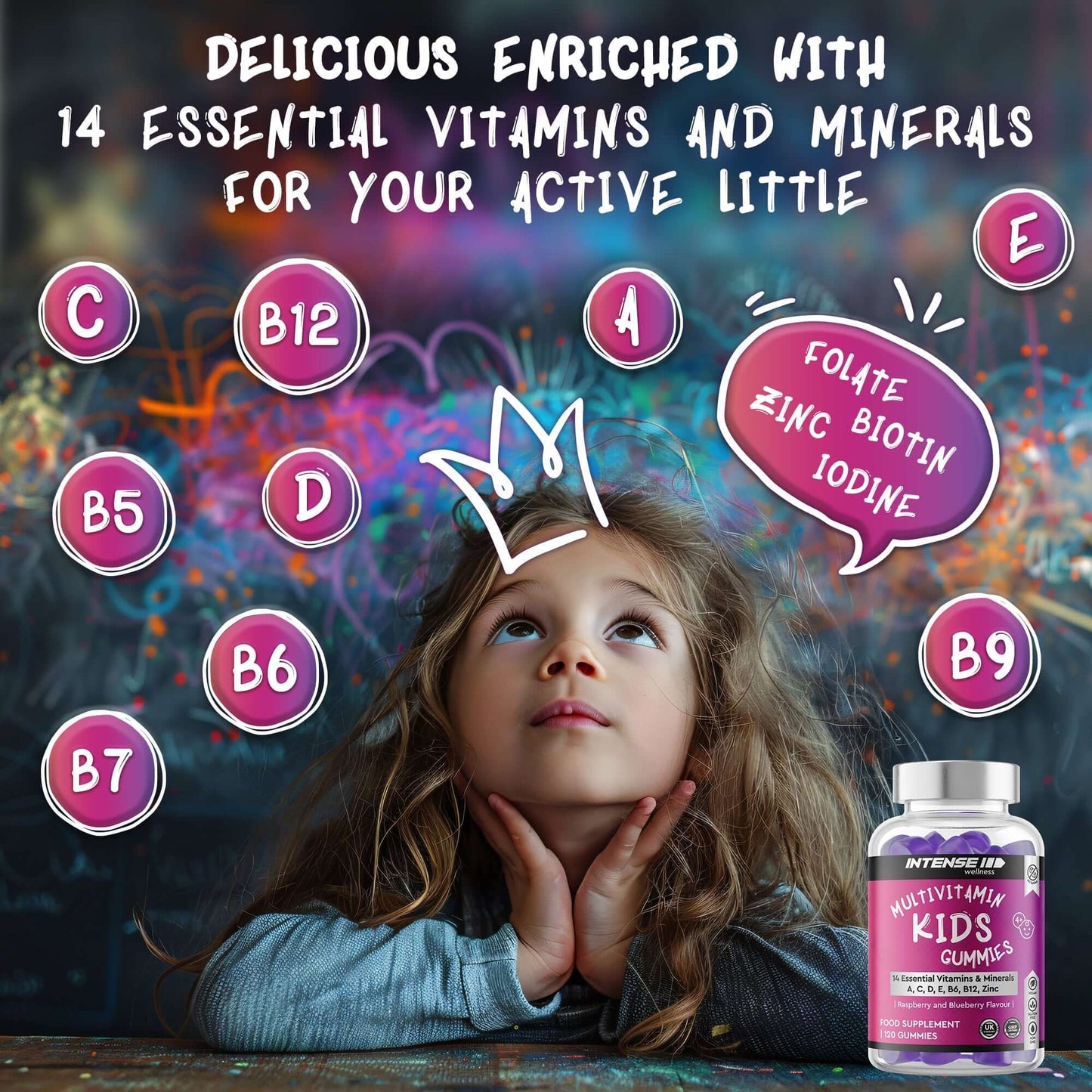 Multivitamin Gummies for Kids - Intense Wellness