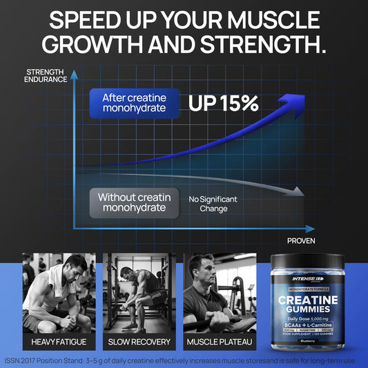 Creatine Gummies 5000mg Blueberry Flavour