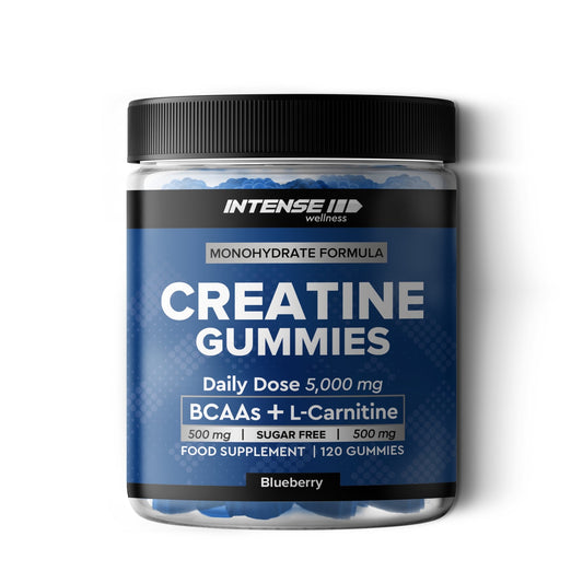 Creatine Gummies 5000mg Blueberry Flavour - Intense Wellness