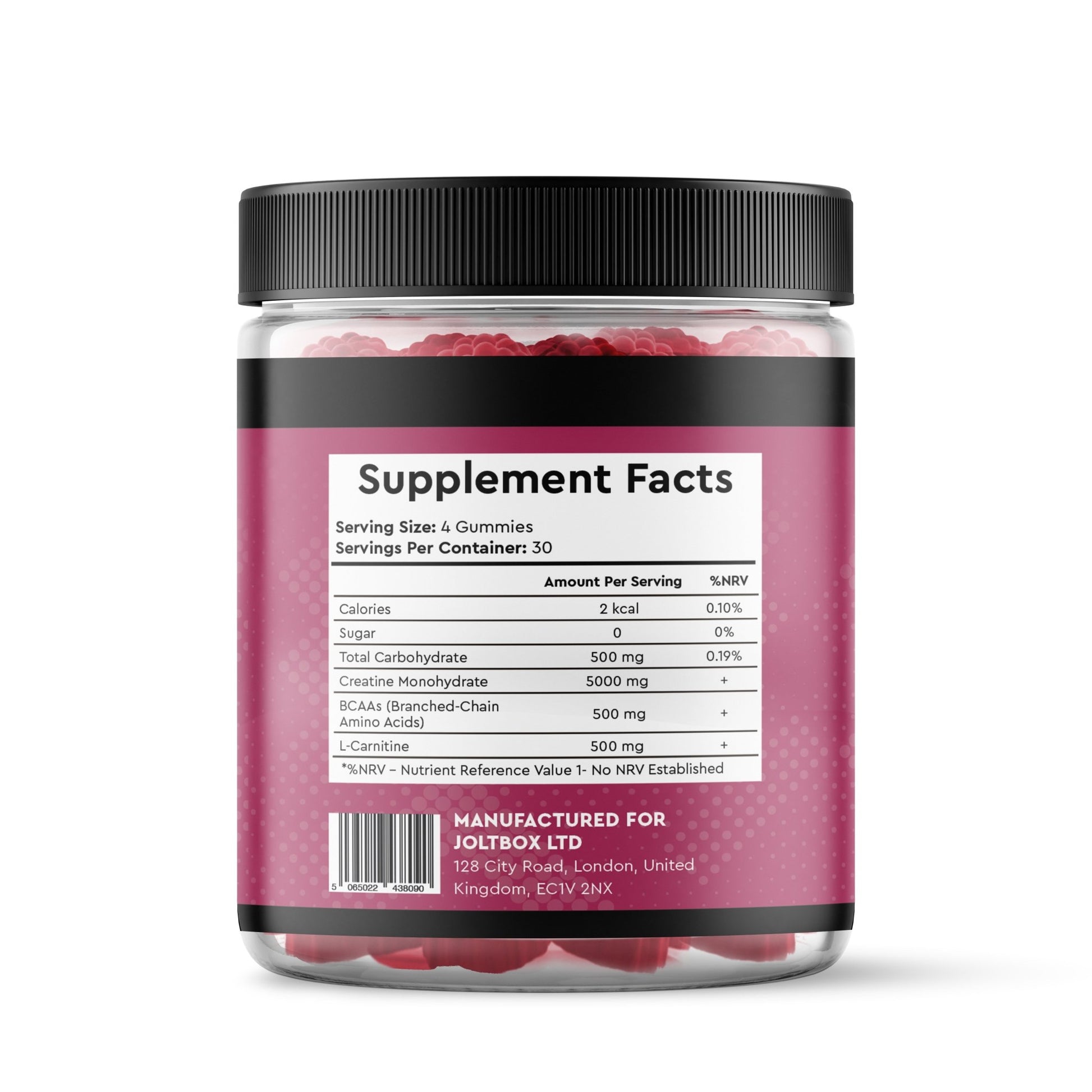 Creatine Gummies 5000mg Strawberry Flavour - Intense Wellness