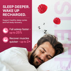 Sleep Gummies Raspberry Flavour - 60 Count - Intense Wellness