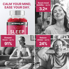 Sleep Gummies Raspberry Flavour - 60 Count - Intense Wellness