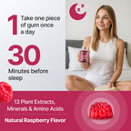 Sleep Gummies Raspberry Flavour - 60 Count - Intense Wellness