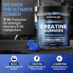 Creatine Gummies, BCAAs + L-Carnitine